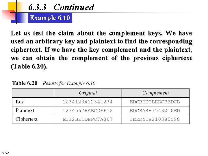 6. 3. 3 Continued Example 6. 10 Let us test the claim about the 6. 3. 3 Continued Example 6. 10 Let us test the claim about the