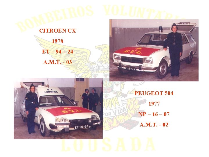 CITROEN CX 1978 ET – 94 – 24 A. M. T. - 03 PEUGEOT