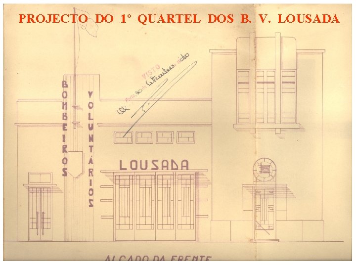 PROJECTO DO 1º QUARTEL DOS B. V. LOUSADA 