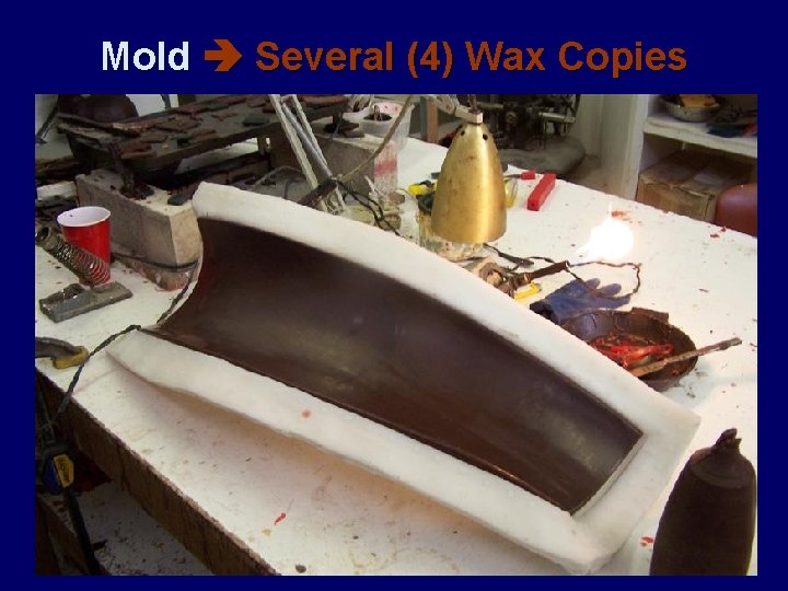 Mold Several (4) Wax Copies 