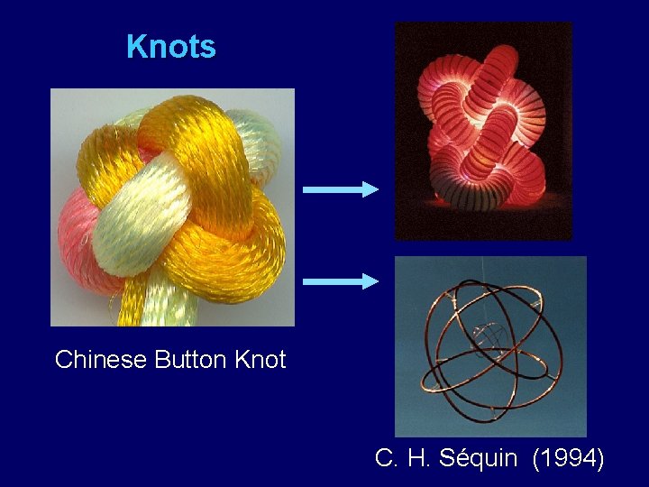 Knots Chinese Button Knot C. H. Séquin (1994) 