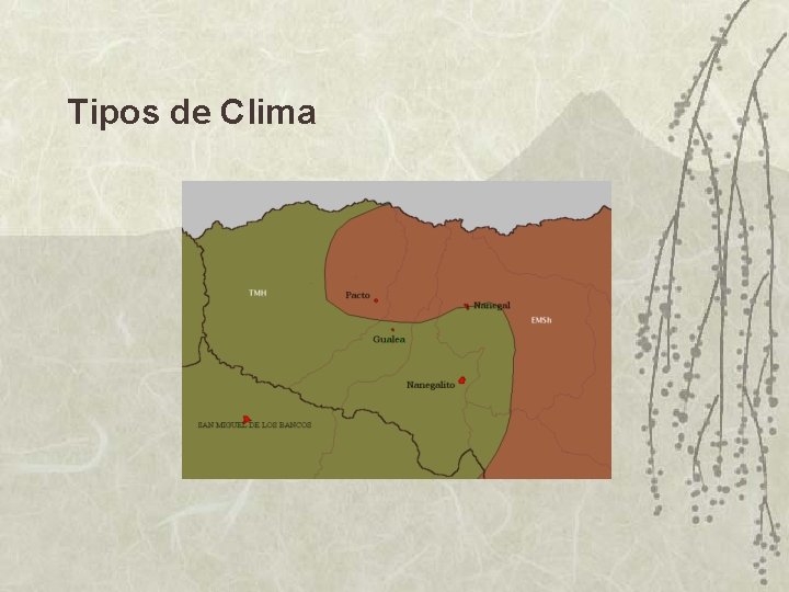 Tipos de Clima 