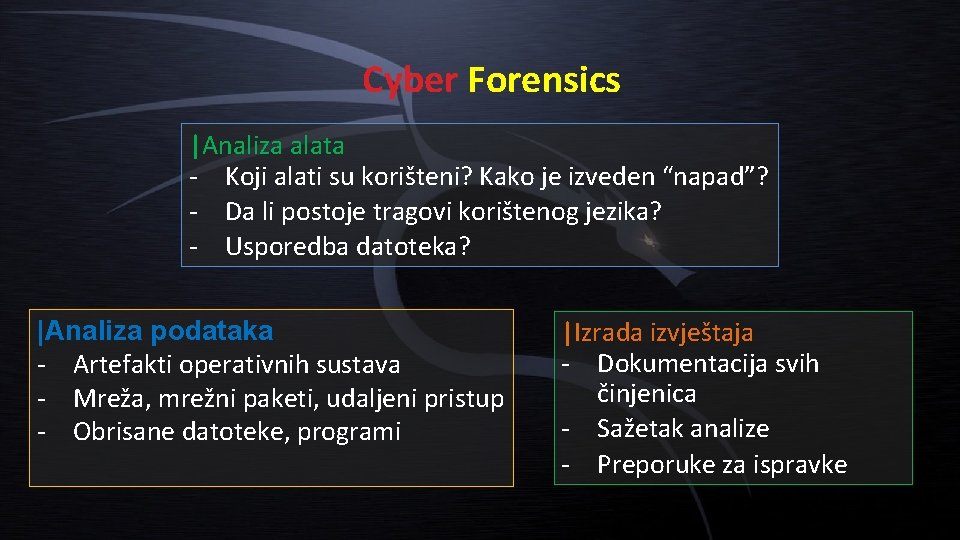 Cyber Forensics |Analiza alata - Koji alati su korišteni? Kako je izveden “napad”? -