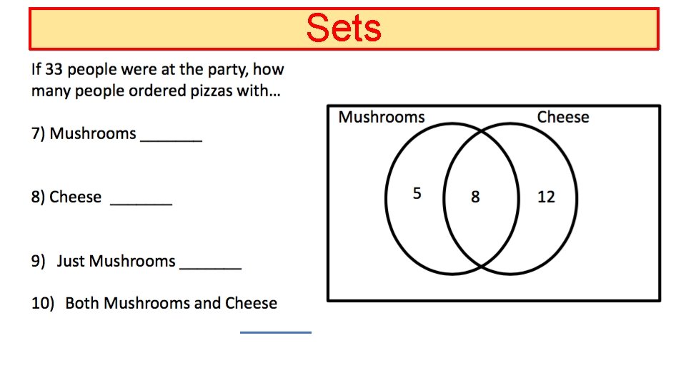 Sets 