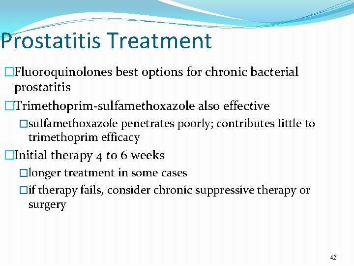 trimethoprim prostatitis)