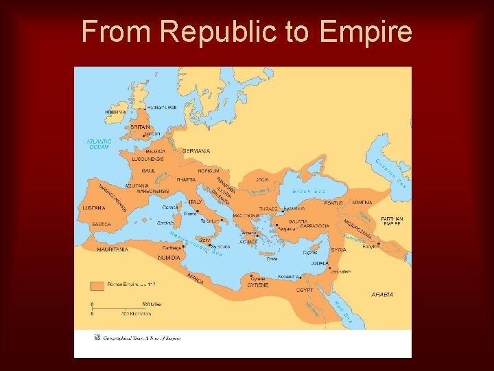 From Republic to Empire 