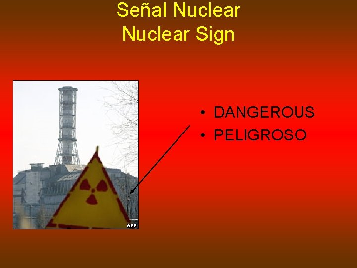 Señal Nuclear Sign • DANGEROUS • PELIGROSO 