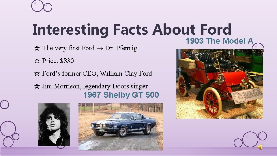 Interesting Facts About Ford ☆ The very first Ford → Dr. Pfennig ☆ Price: