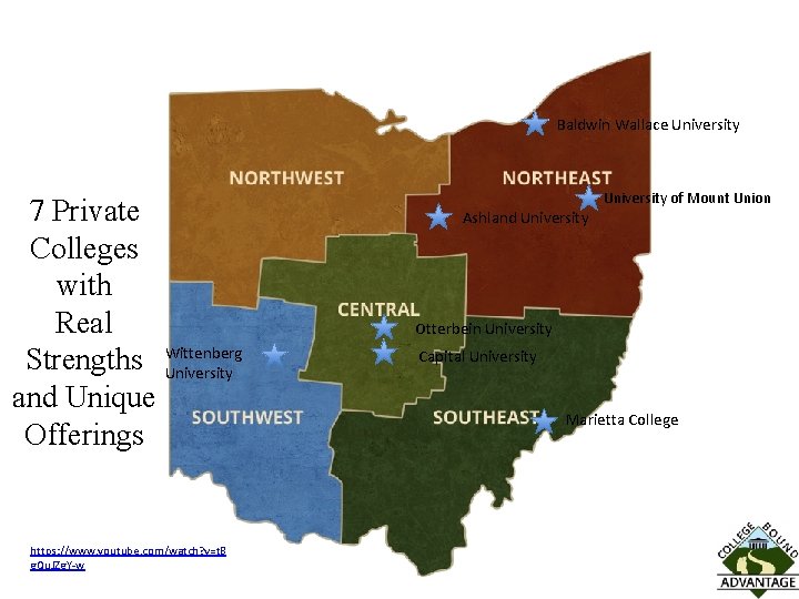 Baldwin Wallace University 7 Private Colleges with Real Strengths Wittenberg University and Unique Offerings