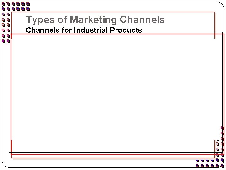 Types of Marketing Channels for Industrial Products 
