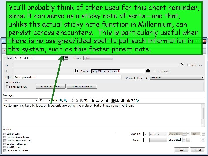 You’ll probably think of other uses for this chart reminder, since it can serve