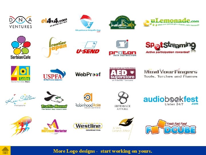 More Logo designs - start working on yours. More Logo designs - start working on yours.