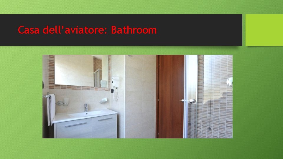 Casa dell’aviatore: Bathroom Casa dell’aviatore: Bathroom