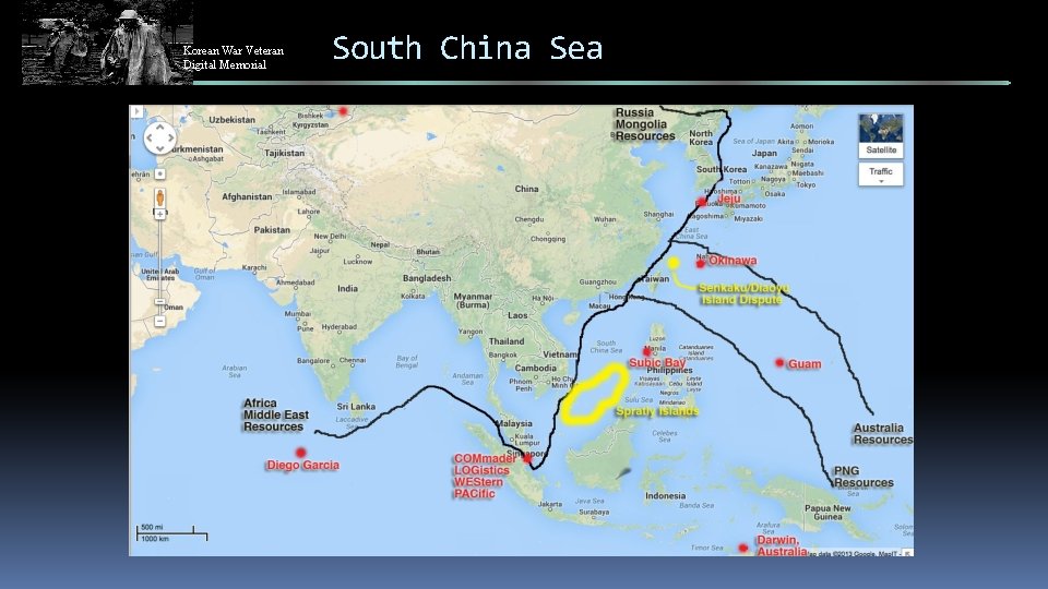 Korean War Veteran Digital Memorial South China Sea 