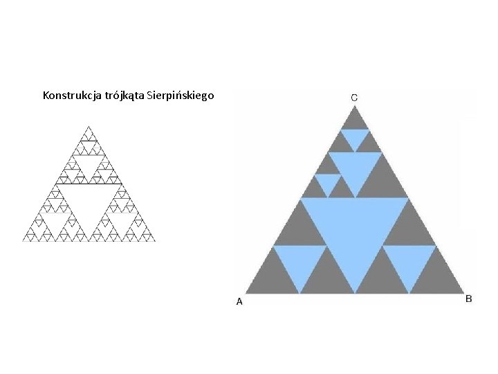 Konstrukcja trójkąta Sierpińskiego 