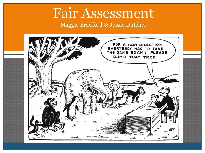 Fair Assessment Maggie Bradford & Jessie Dutcher 