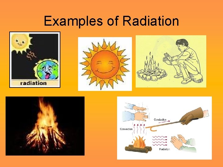 Examples of Radiation 