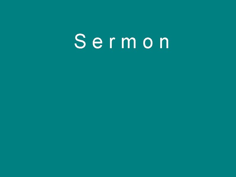 Sermon 