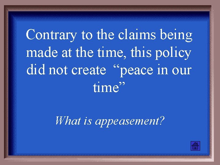 Contrary to the claims being made at the time, this policy did not create