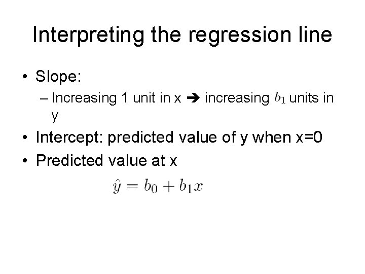 Chapter 8 Linear regression Math 2200 Scatterplot One