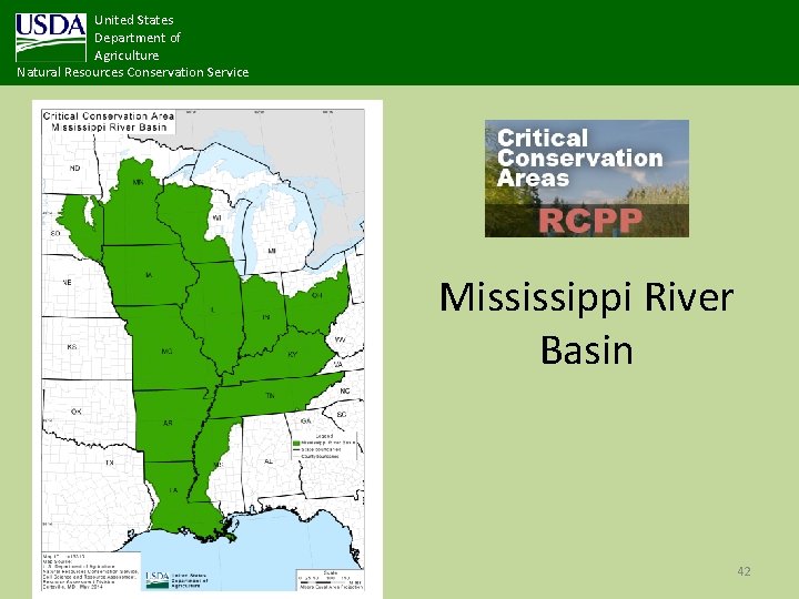 United States Department of Agriculture Natural Resources Conservation Service Mississippi River Basin 42 