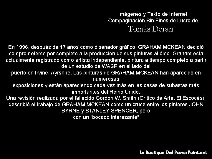 Imágenes y Texto de Internet Compaginación Sin Fines de Lucro de Tomás Doran En