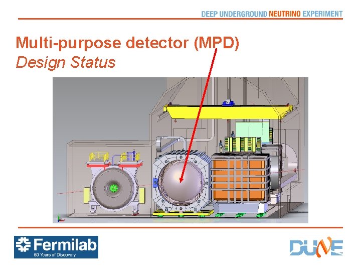 Multi-purpose detector (MPD) Design Status 