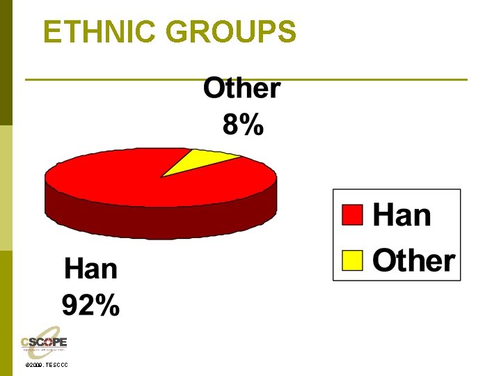 ETHNIC GROUPS © 2009, TESCCC 