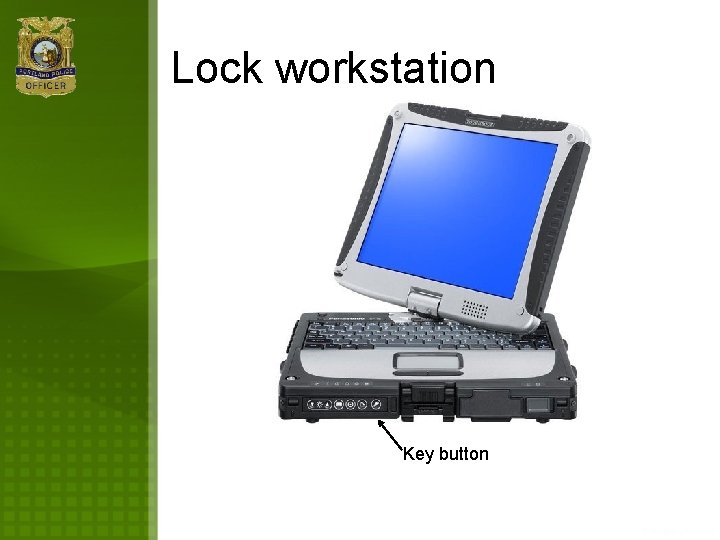 Lock workstation Key button 