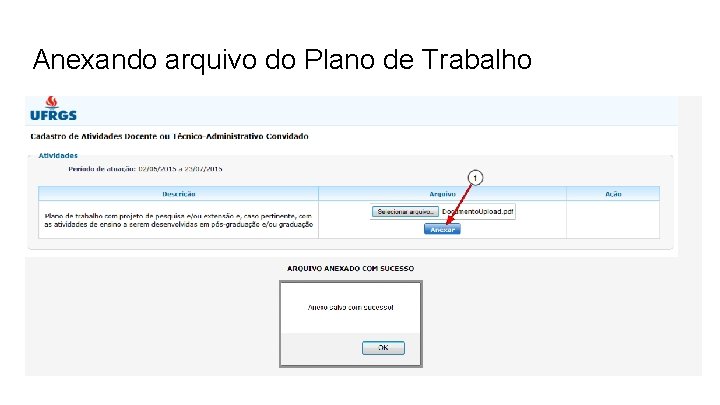 Anexando arquivo do Plano de Trabalho 