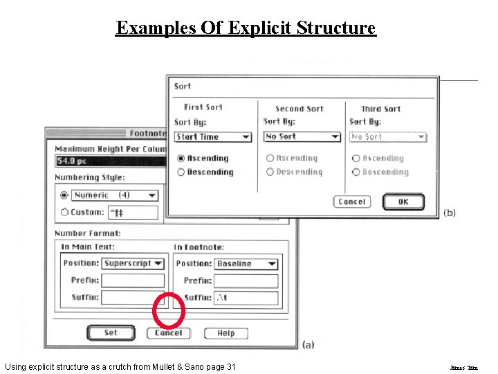 Examples Of Explicit Structure Using explicit structure as a crutch from Mullet & Sano