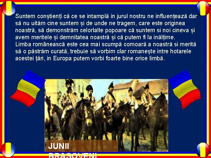 Suntem conștienți că ce se intamplă in jurul nostru ne influențează dar să nu