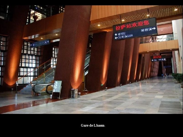 Gare de Lhassa. 