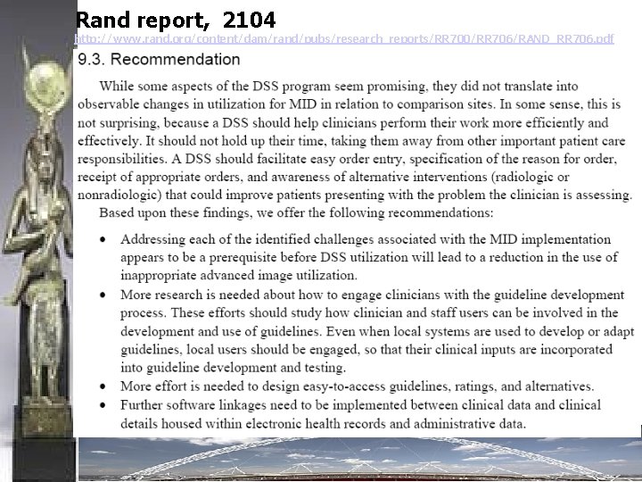 Rand report, 2104 http: //www. rand. org/content/dam/rand/pubs/research_reports/RR 700/RR 706/RAND_RR 706. pdf 