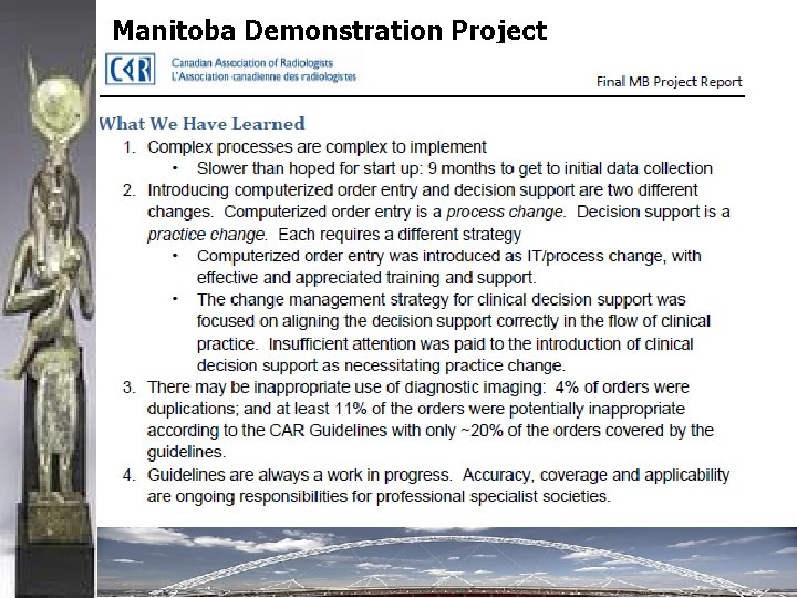 Manitoba Demonstration Project 