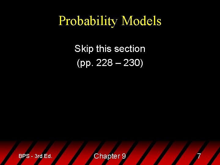 Chapter 9 Introducing Probability Bps 3 Rd Ed