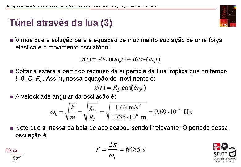 Física para Universitários: Relatividade, oscilações, ondas e calor – Wolfgang Bauer, Gary D. Westfall