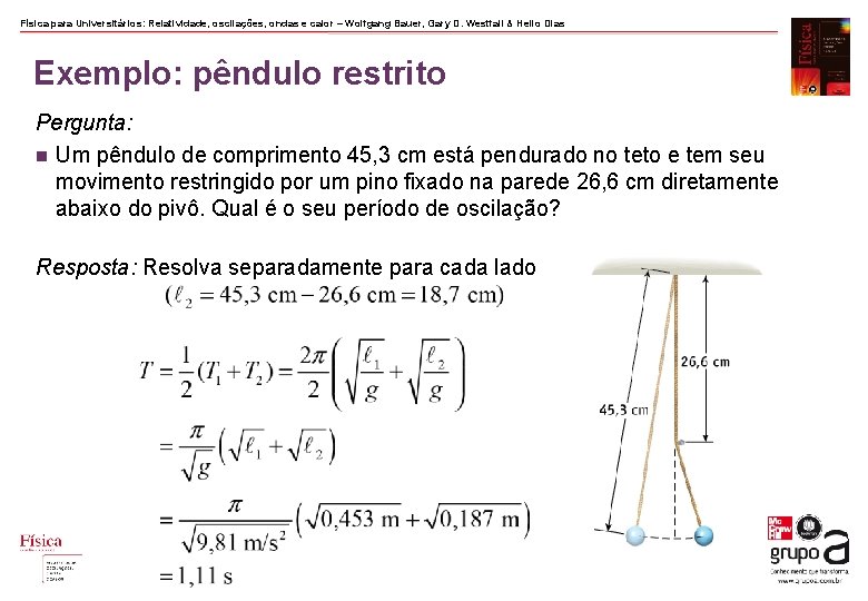 Física para Universitários: Relatividade, oscilações, ondas e calor – Wolfgang Bauer, Gary D. Westfall