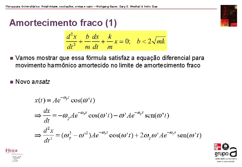 Física para Universitários: Relatividade, oscilações, ondas e calor – Wolfgang Bauer, Gary D. Westfall