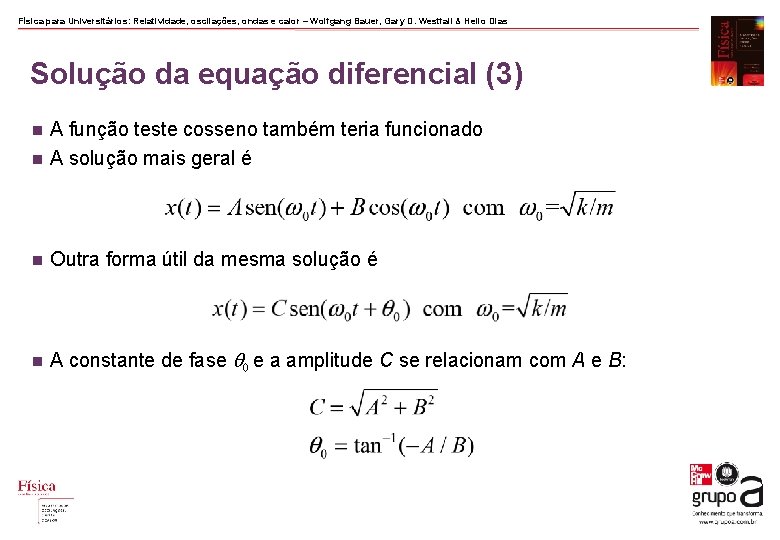 Física para Universitários: Relatividade, oscilações, ondas e calor – Wolfgang Bauer, Gary D. Westfall