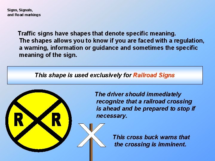 Sample slides from the Drivers Edge Strategies and