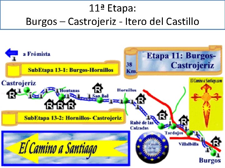 11ª Etapa: Burgos – Castrojeriz - Itero del Castillo 