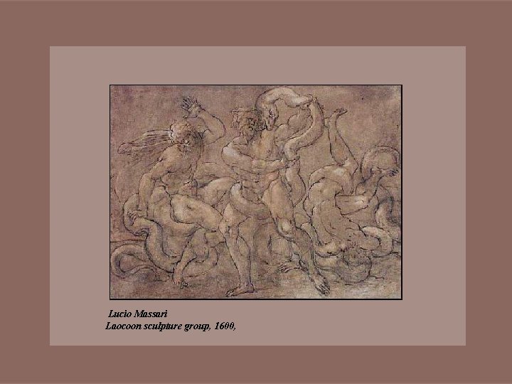 Lucio Massari Laocoon sculpture group, 1600, 