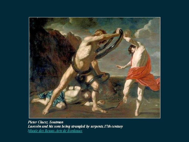 Pieter Claesz. Soutman Laocoön and his sons being strangled by serpents, 17 th century