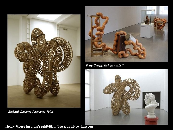 . Tony Cragg, Kahzernarbeit Richard Deacon, Laocoon, 1996 Henry Moore Institute's exhibition 'Towards a