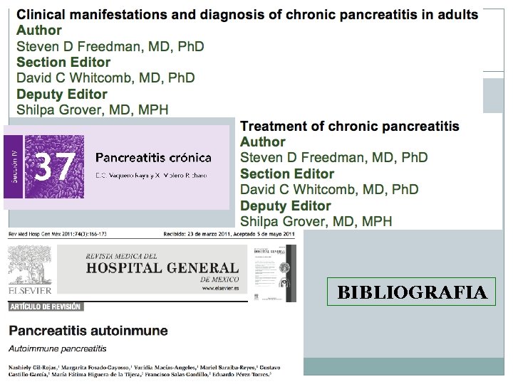 Bibliografía: BIBLIOGRAFIA 