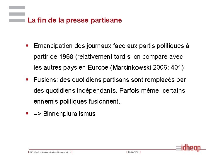La fin de la presse partisane § Emancipation des journaux face aux partis politiques