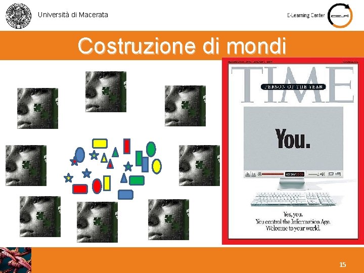 Università di Macerata Costruzione di mondi Nel contesto Nella situazione Nella pratica Nell’azione Nelle