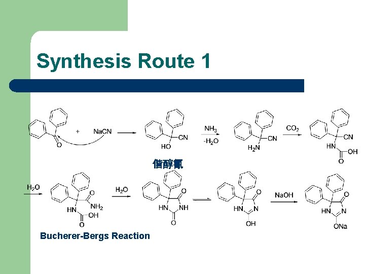 Synthesis Route 1 偕醇氰 Bucherer-Bergs Reaction 