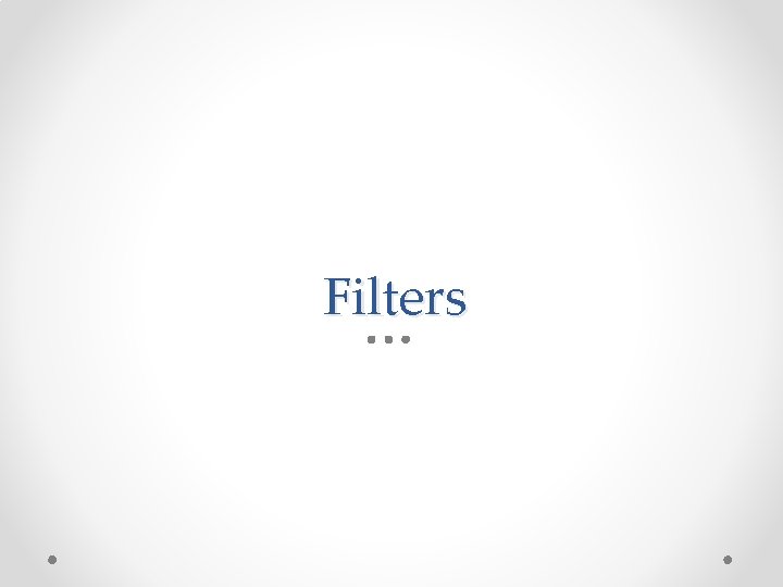 Filters 